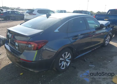 2025 Honda Civic Lx из США, поврежденный, VIN 2HGFE2F28SH577195